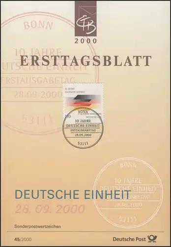 ETB 45/2000 - Deutsche Einheit