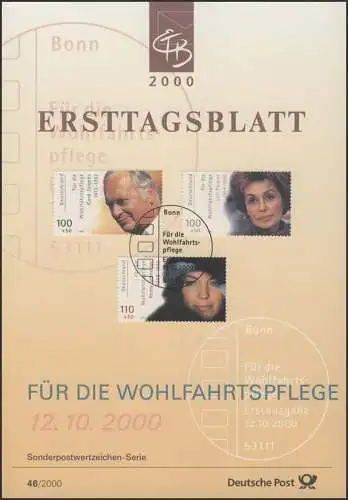 ETB 46+46a/2000 Wofa Schauspieler: Rühmann, Palmer, Jürgens