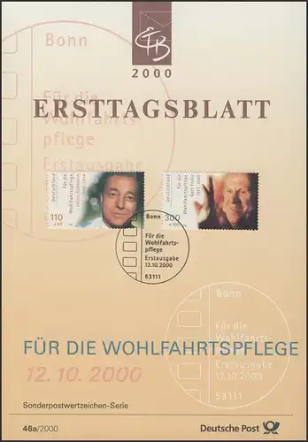 ETB 46+46a/2000 Wofa Schauspieler: Palmer, Jürgens