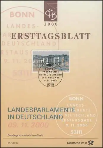 ETB 51/2000 Parlement national, Sarrebruck