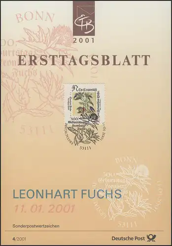 ETB 04/2001 - Leonhart Fuchs, Mediziner, Botaniker