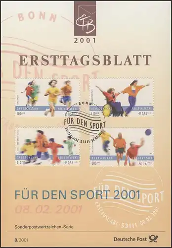 ETB 08/2001 Sporthilfe: Schulsport, Behindertensport
