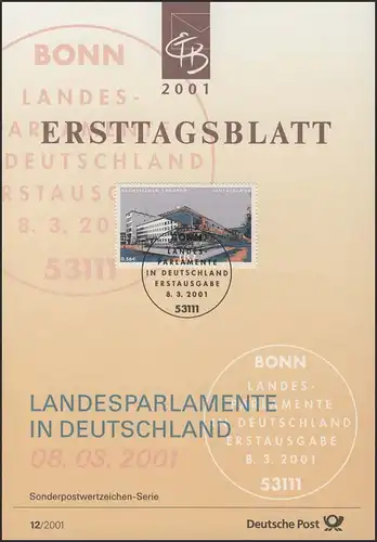 ETB 12/2001 Parlement national, Dresde