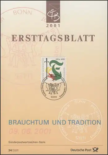 ETB 34/2001 - Tradition, Drache, Schwert