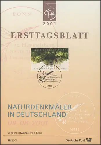 ETB 35/2001 Monument naturel, Linde von Büllsberg