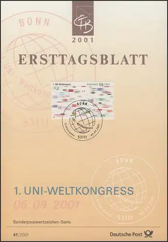 ETB 41/2001 Gewerkschaftsorganisation, UNI, Berlin