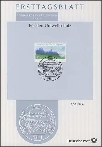 ETB 01/2002 - Umweltschutz, Jahr der Berge