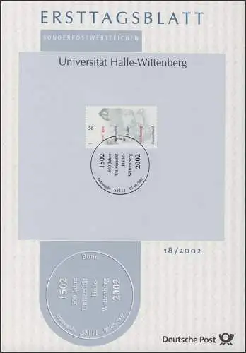 ETB 18/2002 Université de Halle-Wittenberg