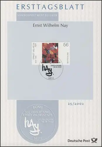 ETB 25/2002 - Ernst Wilhelm Nay, Maler