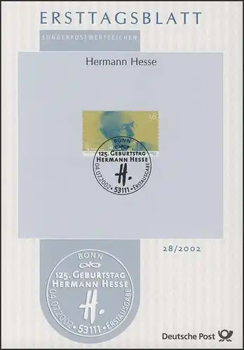 ETB 28/2002 - Hermann Hesse, Schriftsteller