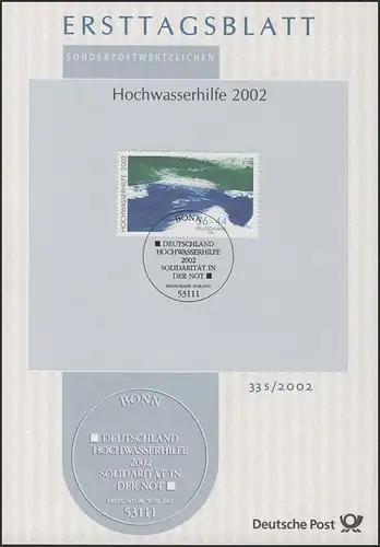 ETB 33S/2002 - Hochwasserhilfe 56+44 Cent