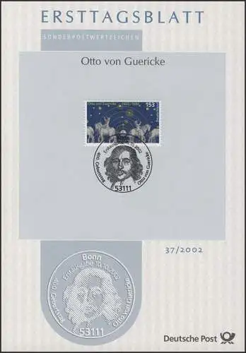 ETB 37/2002 - Otto von Guericke, physicien