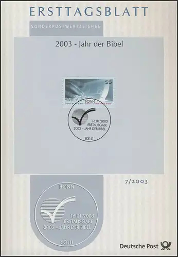 ETB 07/2003 Jahr der Bibel