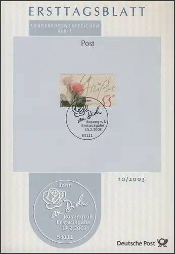ETB 10/2003 Post Rosengruß
