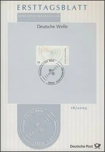 ETB 18/2003 Deutsche Welle (Allemagne)