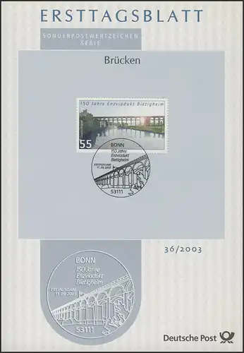 ETB 36/2003 Ponts Enzviaduc Bietigheim