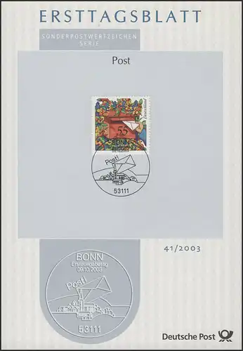 ETB 41/2003 Post, Ländlicher Hausbriefkasten