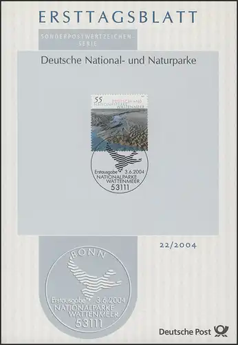 ETB 22/2004 - Parc national et naturel allemand, mer des Wadden