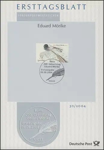ETB 30/2004 - Eduard Mörike, Schriftsteller