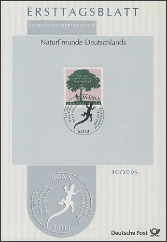 ETB 30/2005 Naturfreunde, Wanderer, Baum