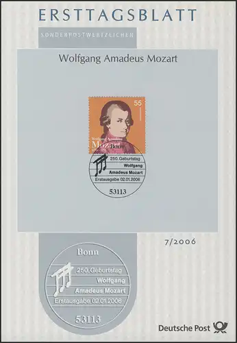ETB 07/2006 Wolfgang Amadeus Mozart