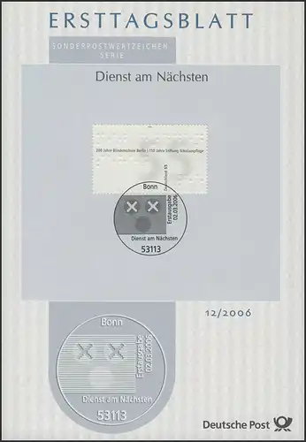 ETB 12/2006 Bindenschule, Braille-Schrift