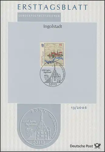 ETB 13/2006 Ingolstadt, carte historique