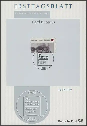 ETB 23/2006 Gerd Bucerius, politicien