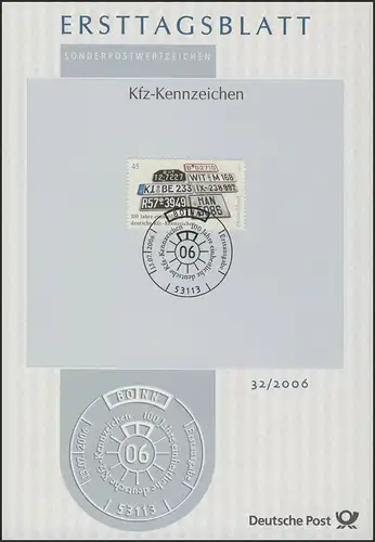 ETB 32/2006 KFZ-Zeichen