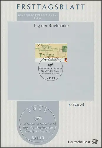 ETB 41/2006 Jour du timbre, Journée des philatélistes