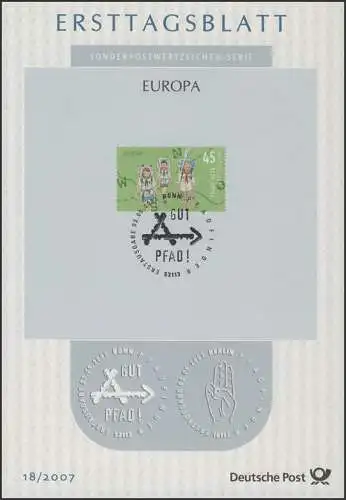 ETB 18/2007 EUROPA, Pfadfinder