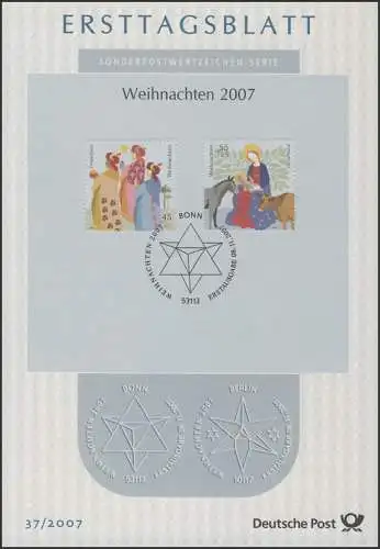 ETB 37/2007 Weihnachten, Anbetung der Könige, Geburt Christi