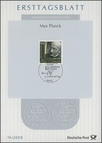 ETB 14/2008 Max Planck