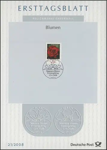 ETB 21/2008 Blumen 55 Cent Gartenrose