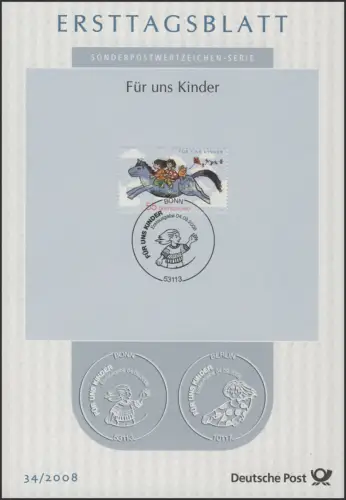 ETB 34/2008 Enfants, cheval volant.