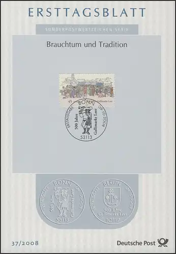 ETB 37/2008 Brauchtum, Gallimarkt in Leer, Viehhandel