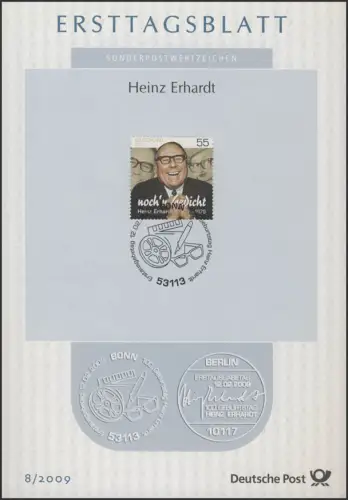 ETB 08/2009 Heinz Erhardt, acteur