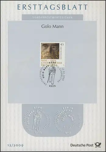 ETB 12/2009 Golo Mann, Historien