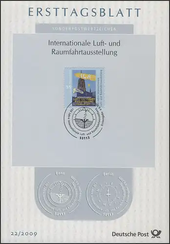 ETB 22/2009 ILA, Luft- und Raumfahrtausstellung