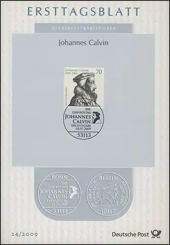 ETB 24/2009 Johannes Calvin, réformateur