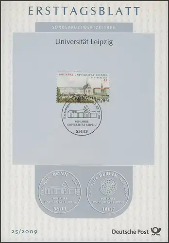 ETB 25/2009 Universität Leipzig, Augustusplatz