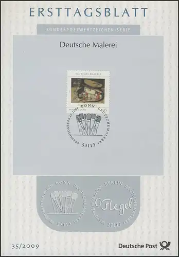 ETB 35/2009 Peinture, Georg Flegel, Fromage à la silhouette, cerises