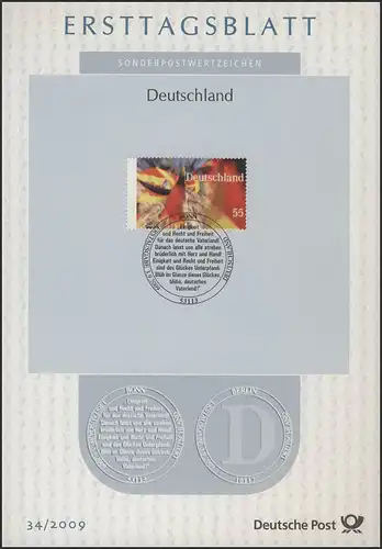 ETB 34/2009 Allemagne, Fahnenmeer