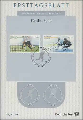 ETB 12/2010 Sport, Fußball-WM, Eishockey-WM