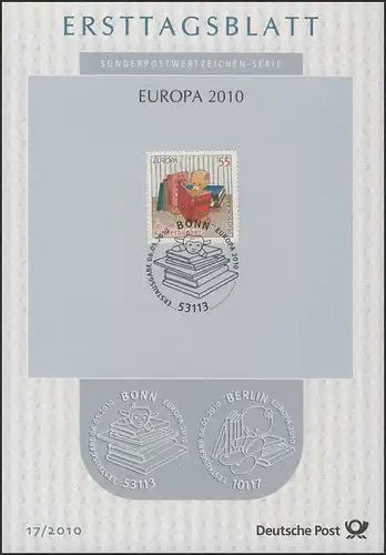 ETB 17/2010 EUROPE, Livres pour enfants, Teddy