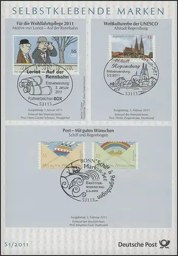 ETB S1/2011 Marques autocollantes - Loriot etc.