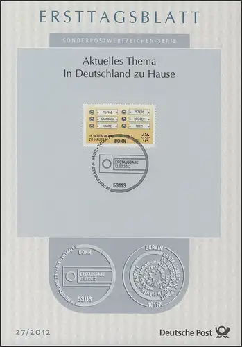 ETB 27/2012 En Allemagne, la sonnerie