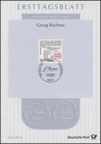 ETB 32/2013 Georg Büchner, Schriftsteller
