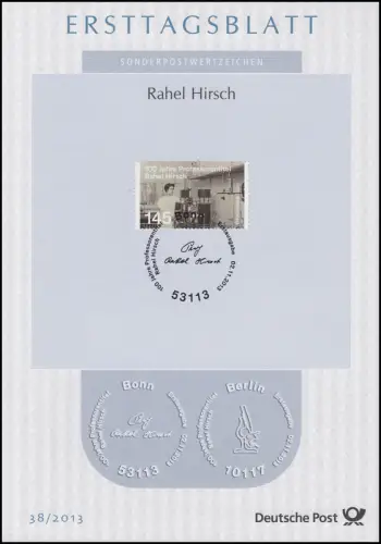 ETB 38/2013 Rahel Hirsch, Ärztin