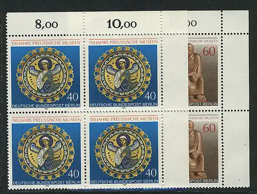 625-626 Musées de Prusse 1980, E-Vbl o.r.